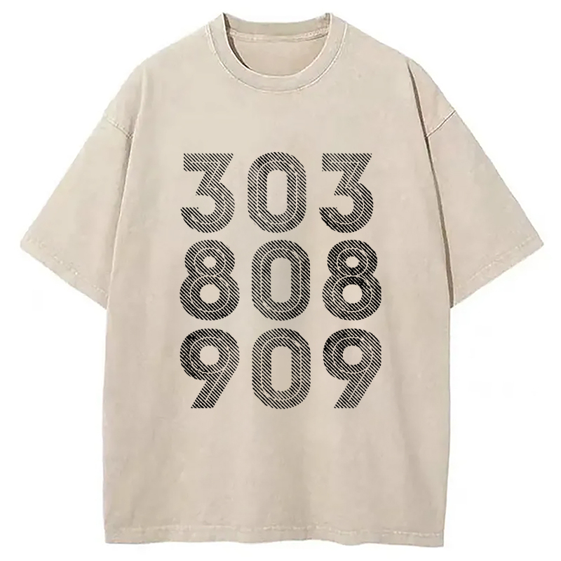303, 808, 909 Synth Drum Machine Washed T-Shirt Soft Comfortable Daily T Shirt Gifts For Best Friend 303, 808, 909 Synth Drum Machine Washed T-Shirt Soft Comfortable Daily T Shirt Gifts For Best Friend