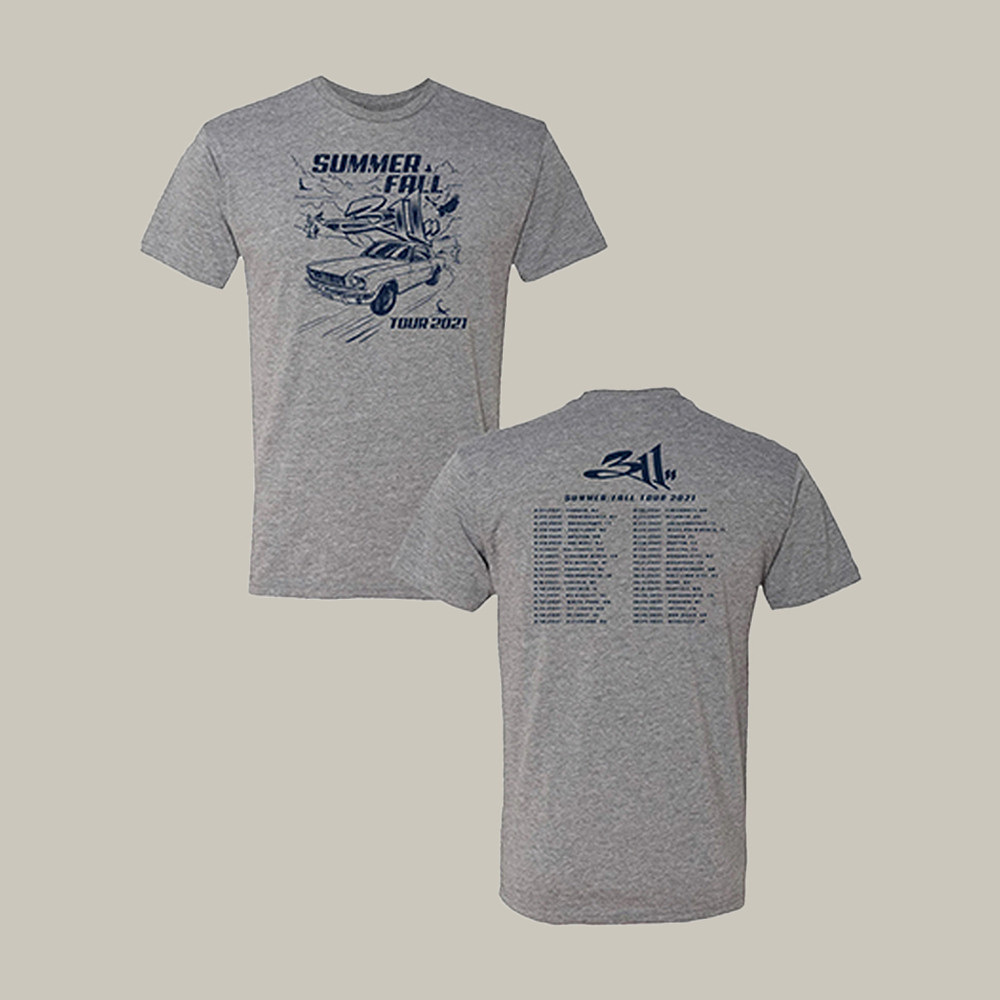 311 Band Desert Car Tour T-Shirt American Rock Band 311 Merchandise Rock Music Fan Gift