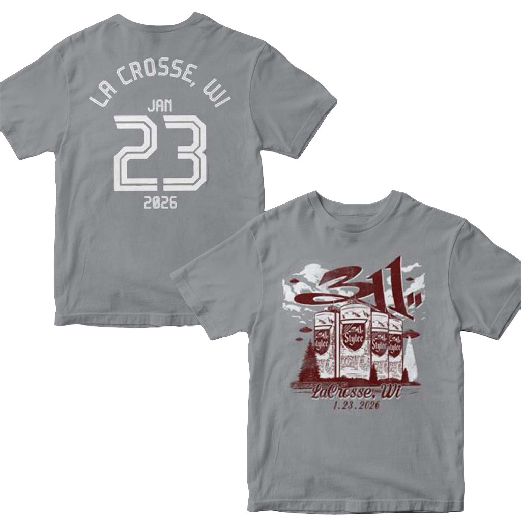 311 Band La Crosse Wisconsin 2026 Event Tee At La Crosse Center On January 23 2026 T-Shirt