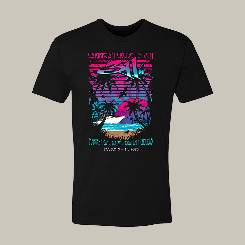 311 Belize Castaway T-Shirt 311 Day Merch Cool Gift For Music Enthusiast