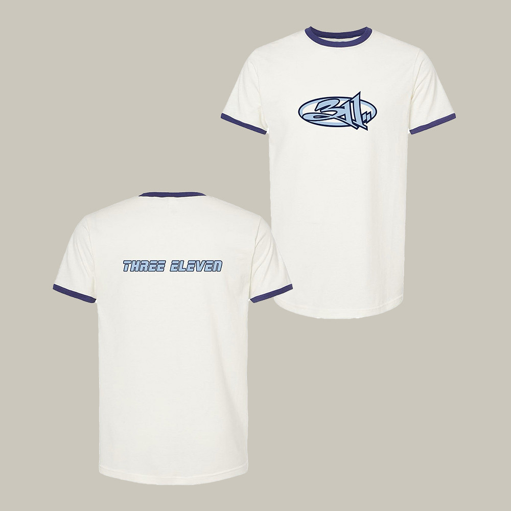 311 Blue Album Ringer T-Shirt 90s Vintage Style Band Clothes Rock Music Buffs Gift