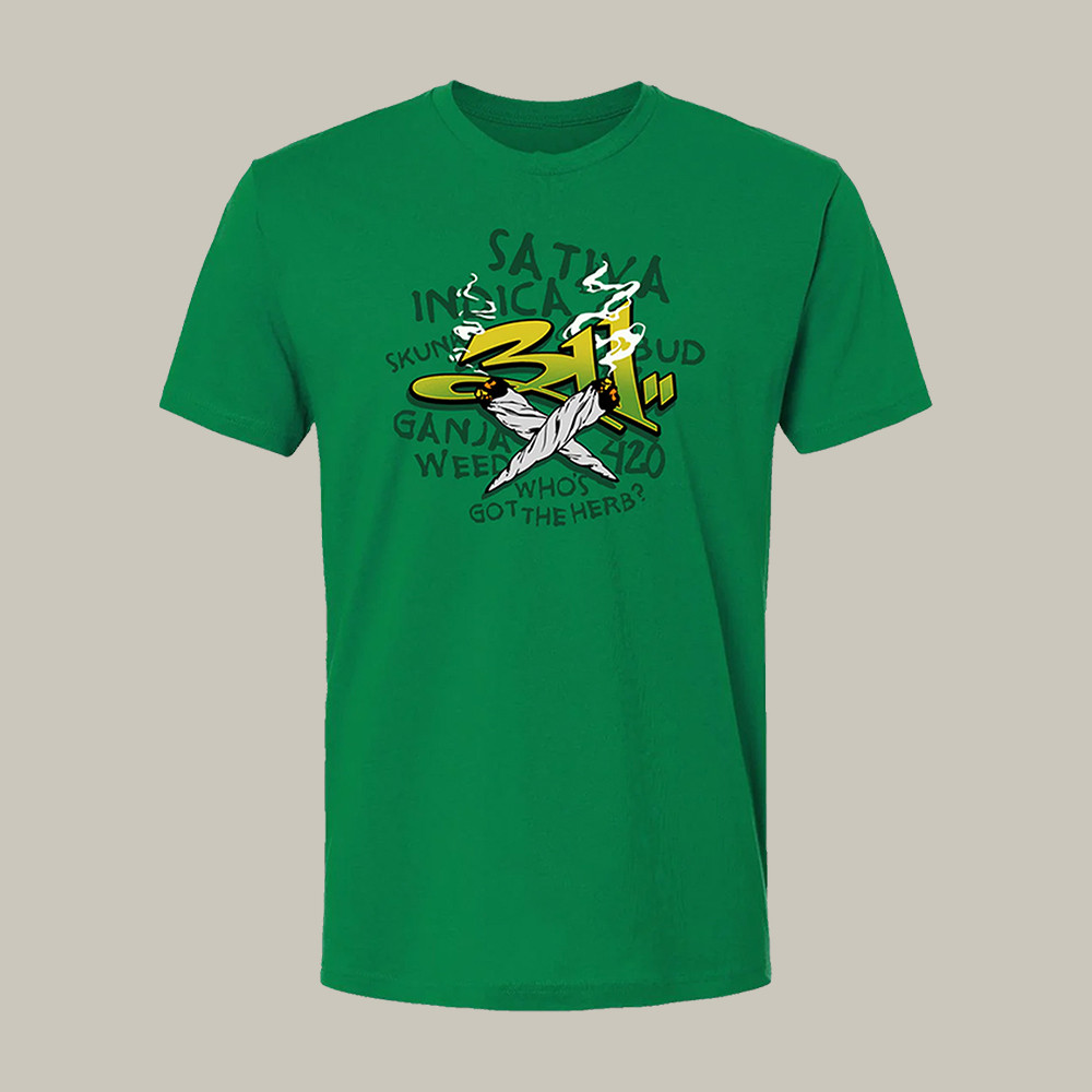 311 Cannabis T-Shirt American Rock Band 311 Tee Music Lover Gifts