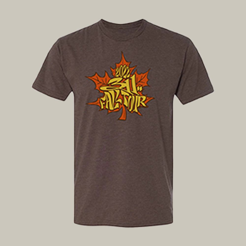 311 Fall Leaf T-Shirt 90s Vintage Style Band Shirt Present For Fans