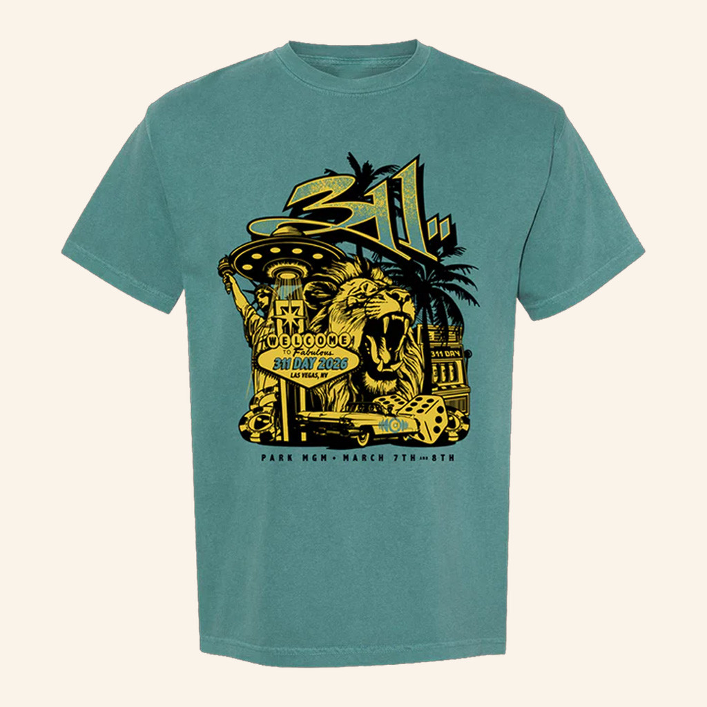 311 Merch 311 Day 2026 Vegas T-Shirt Christmas Gifts For Sister 311 Merch 311 Day 2026 Vegas T-Shirt Christmas Gifts For Sister