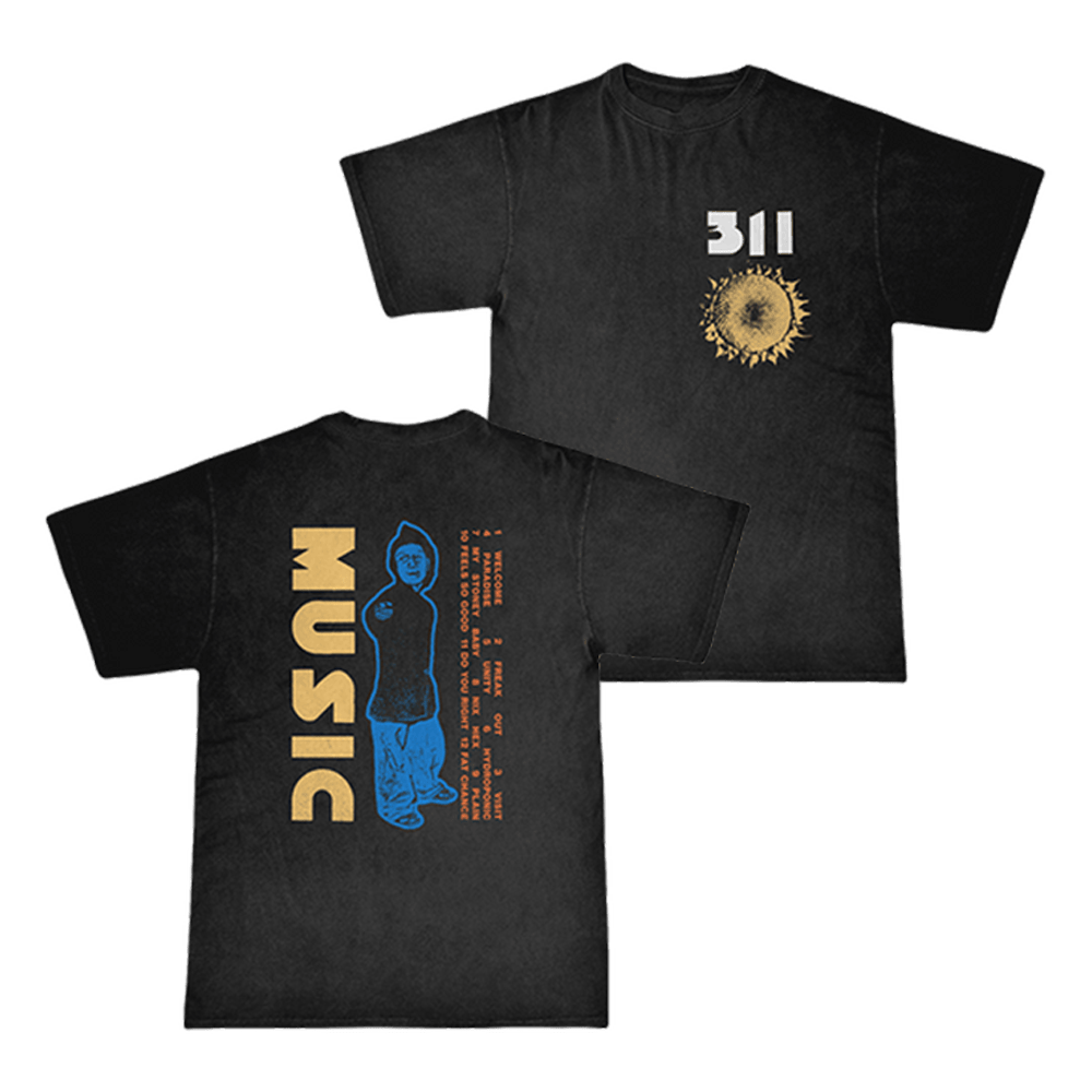 311 Merch 311 Music Anniversary Black T-Shirt Gifts For Band Fans Gift Idea for Boyfriend