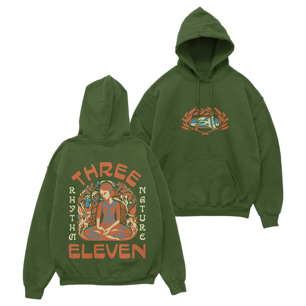 311 Merch Rhythm Nature Green Hoodie Gifts For Band Fans Vintage Hoodie Gift for Men