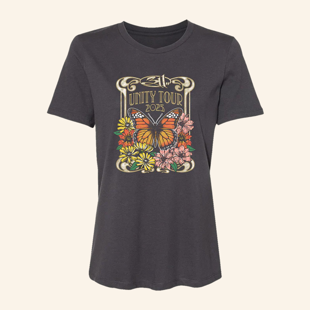 311 Merch Unity Tour 2025 Butterfly T-Shirt Christmas Gift Ideas For Wife