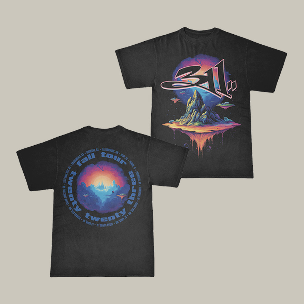 311 Mountain Tour Dateback T-Shirt 311 Day Merch Present For Music Enthusiasts