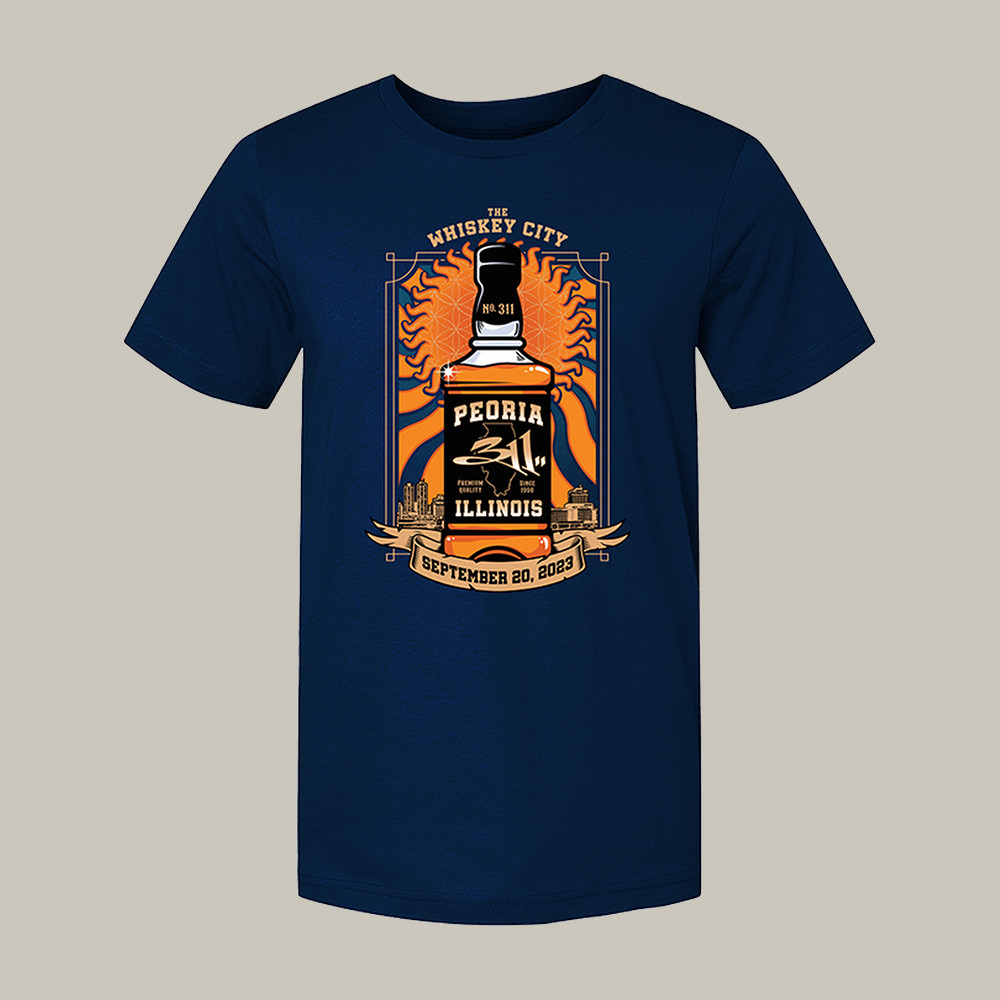 311 Peoria IL Event T-Shirt American Rock Band 311 Clothes Gift For Music Fans