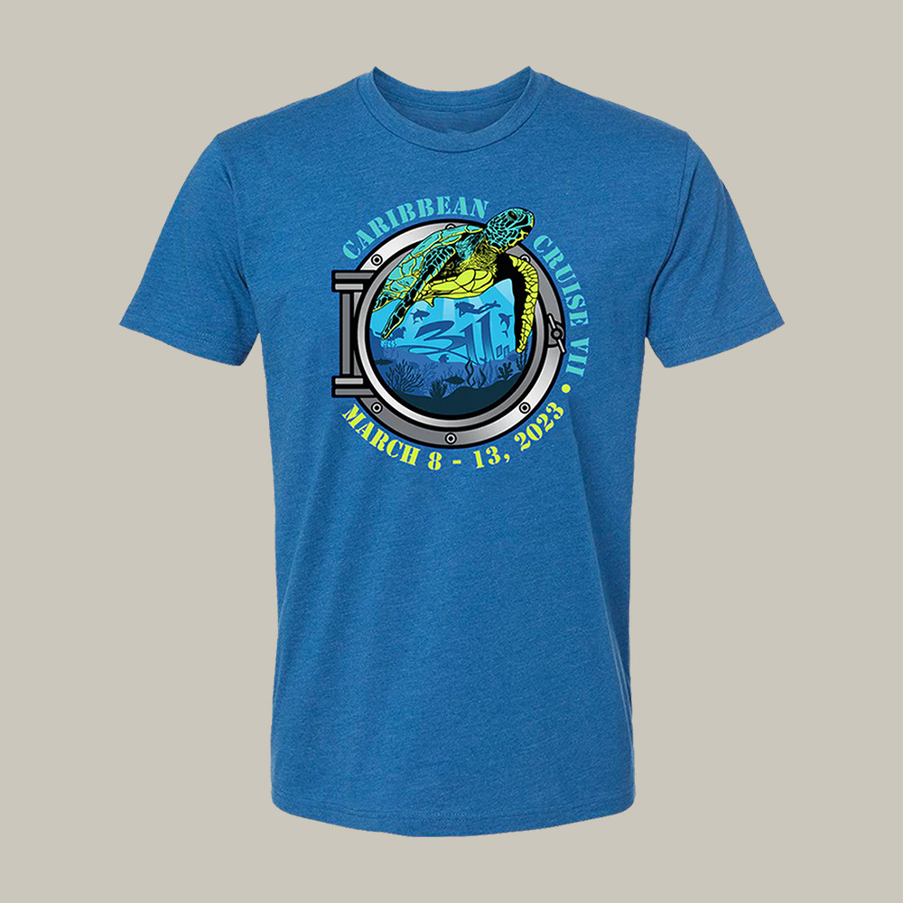 311 Porthole Turtle Caribbean Cruise VII T-Shirt 311 Day Merch Fan Gifts