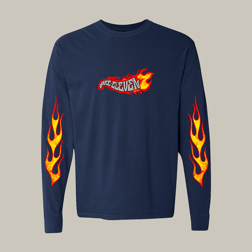 311 Three Eleven Album Flame Long Sleeve Shirt 90s Vintage Style Band Clothing Line Gift For Her