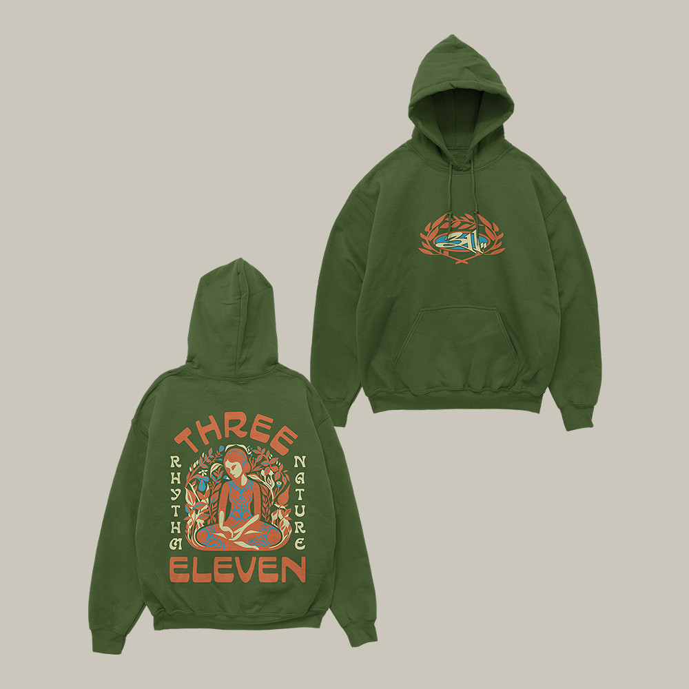 311 Three Eleven Hoodie 90s Vintage Style Band Hooded Sweatshirt Fan Gifts