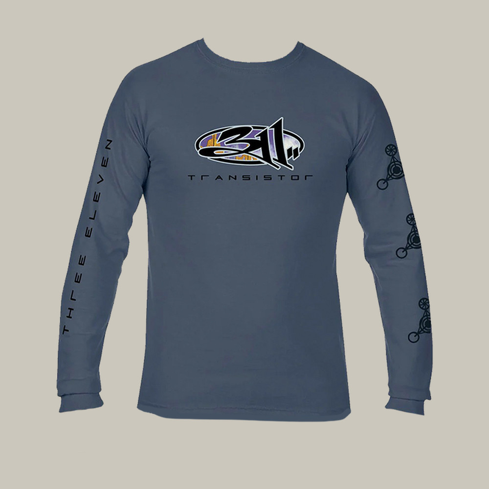 311 Transistor Long Sleeve Shirt 90s Vintage Style Band Apparel Rock Music Fan Gift