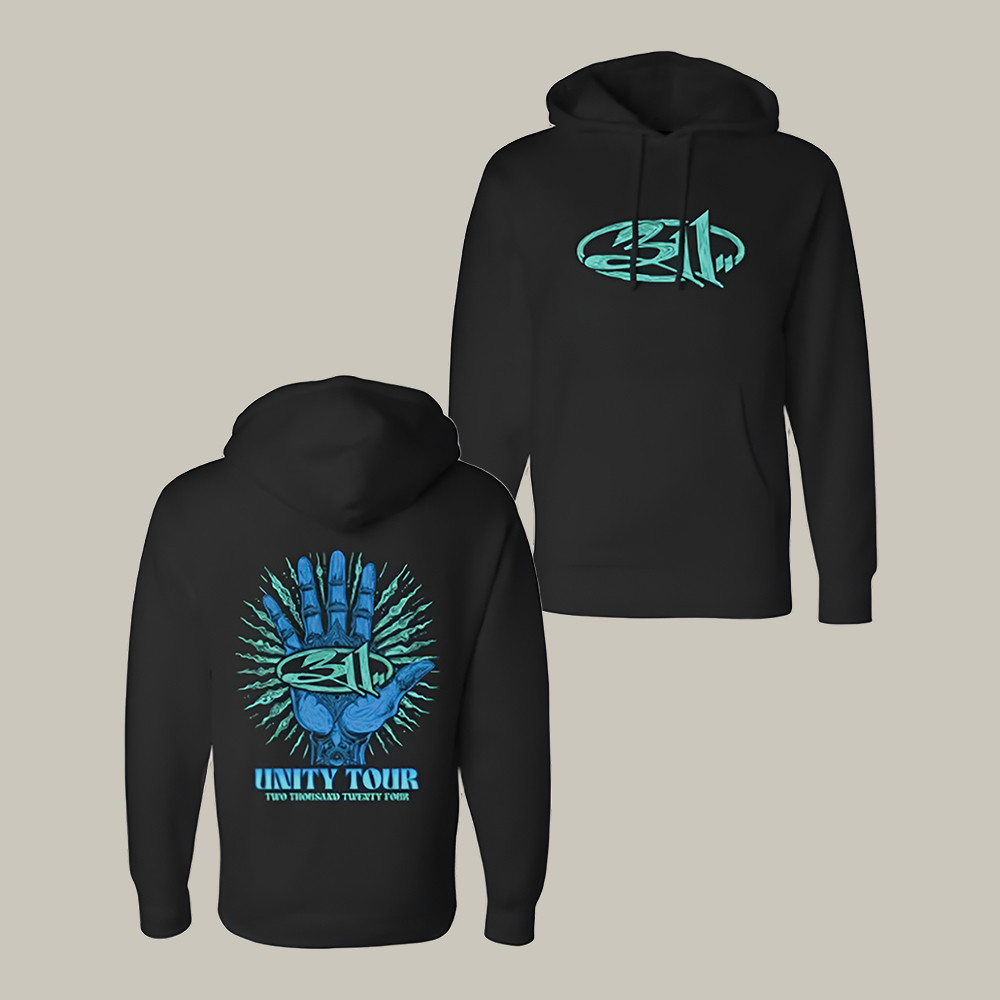 311 Unity Tour Hoodie 90s Vintage Style Band Apparel Present For Fans