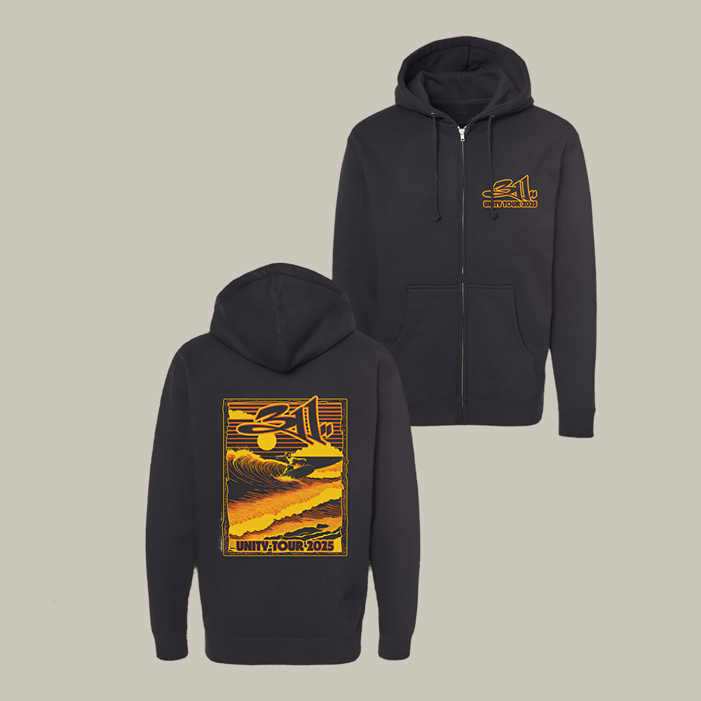 311 Unity Tour Surfer Zip Hoodie 90s Vintage Style Band Hooded Sweatshirt Present For Him