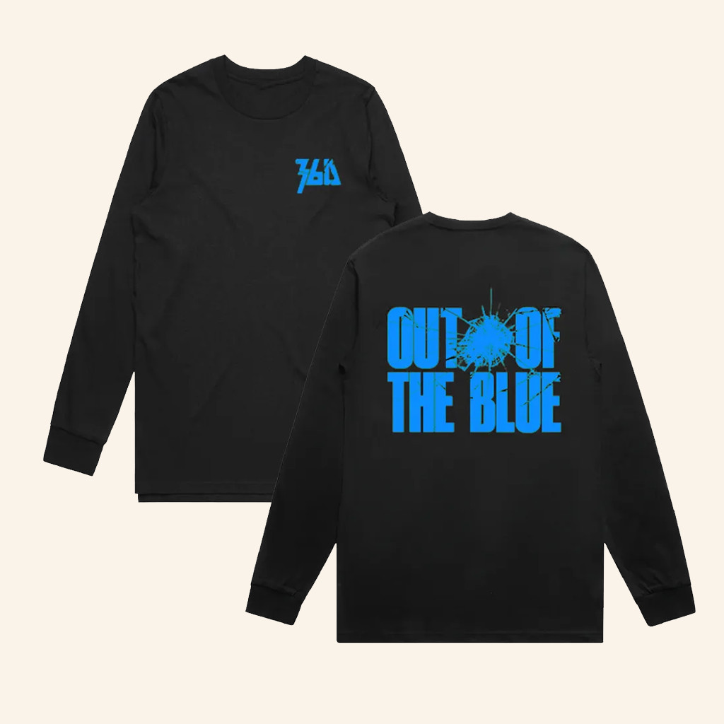 360 Music Merch 360 Out Of The Blue Long Sleeve Shirt Gifts Ideas For Brothers