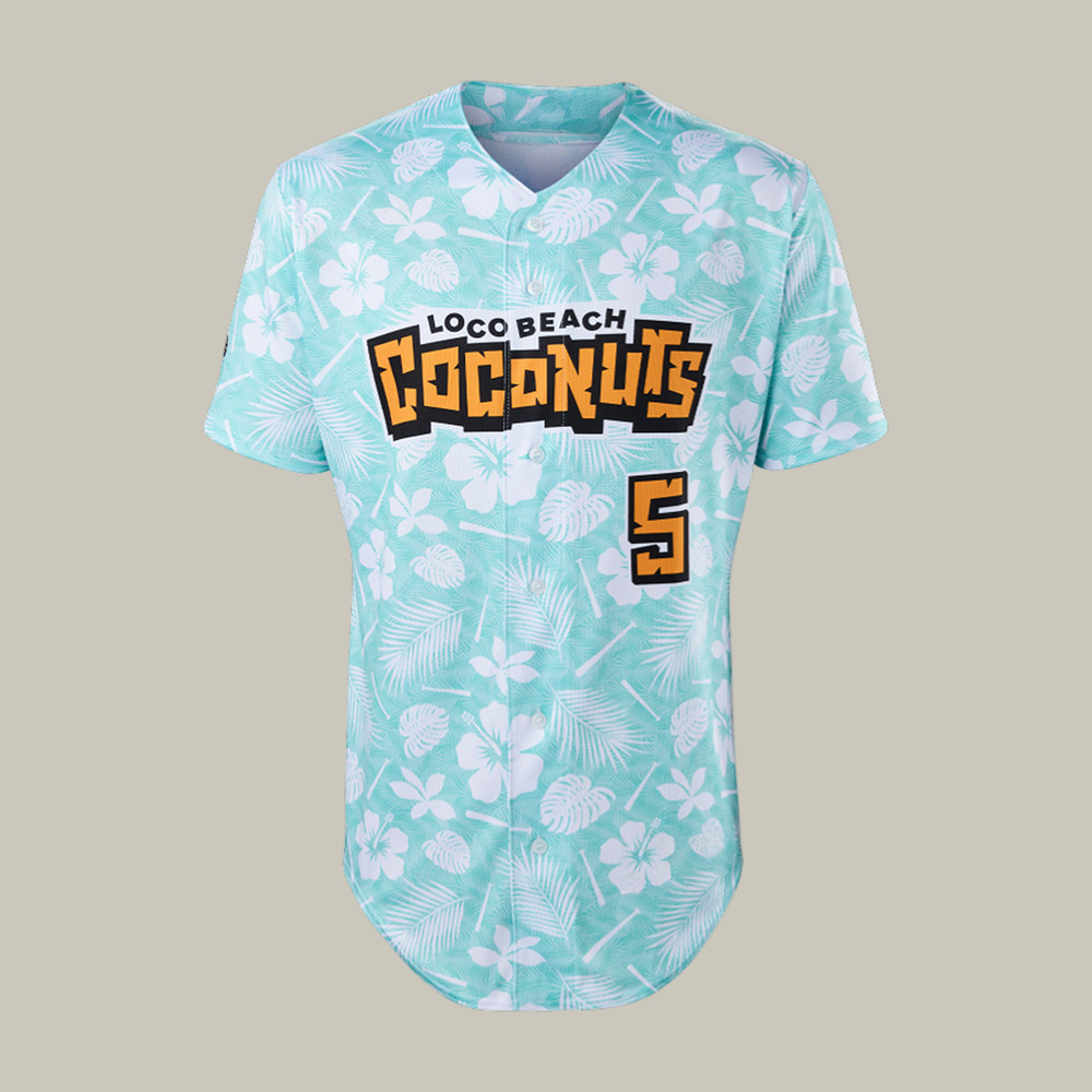 375 YOUTH Coconuts EvoShield BBCL Jersey Floral Gift For Boyfriend