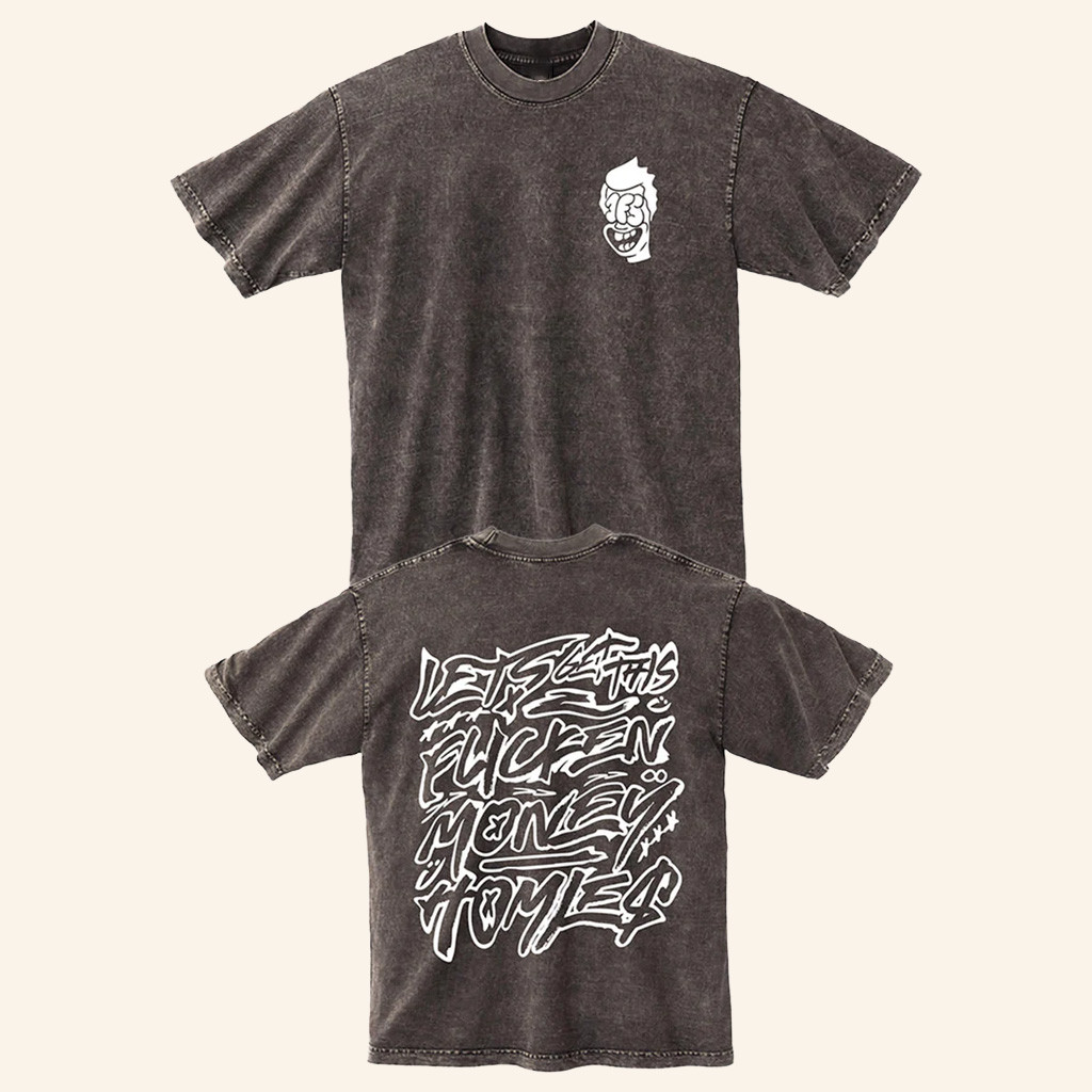 3FS Merch Flickin Money Wash T-Shirt 3FS Shirt Gift Ideas For Brother