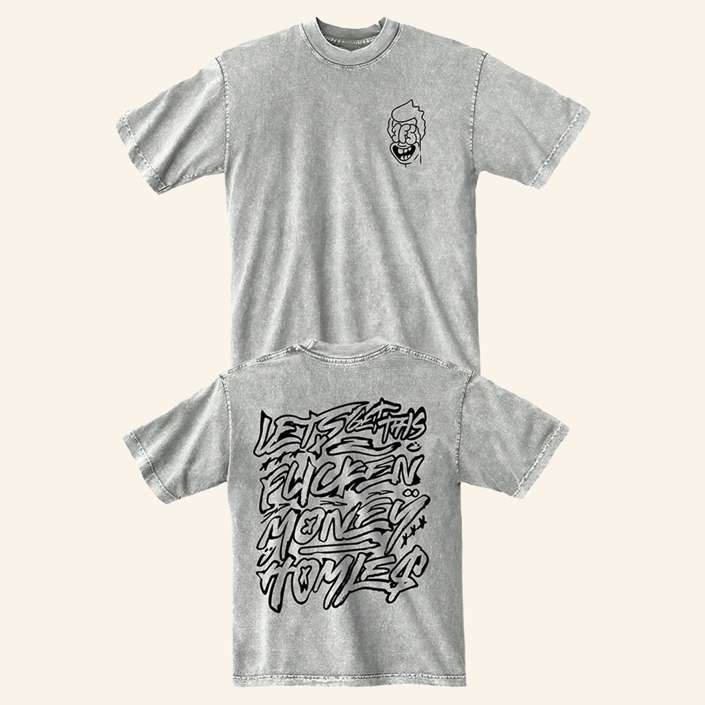 3FS Merch Flickin Money Wash T-Shirt 3FS Shirt Gift Ideas For Him