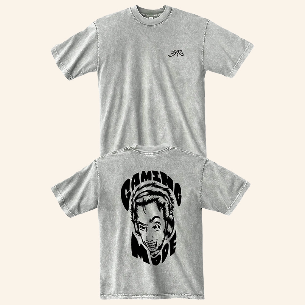 3FS Merch Gaming Mode Wash T-Shirt 3FS Shirt Birthday Present For Friends