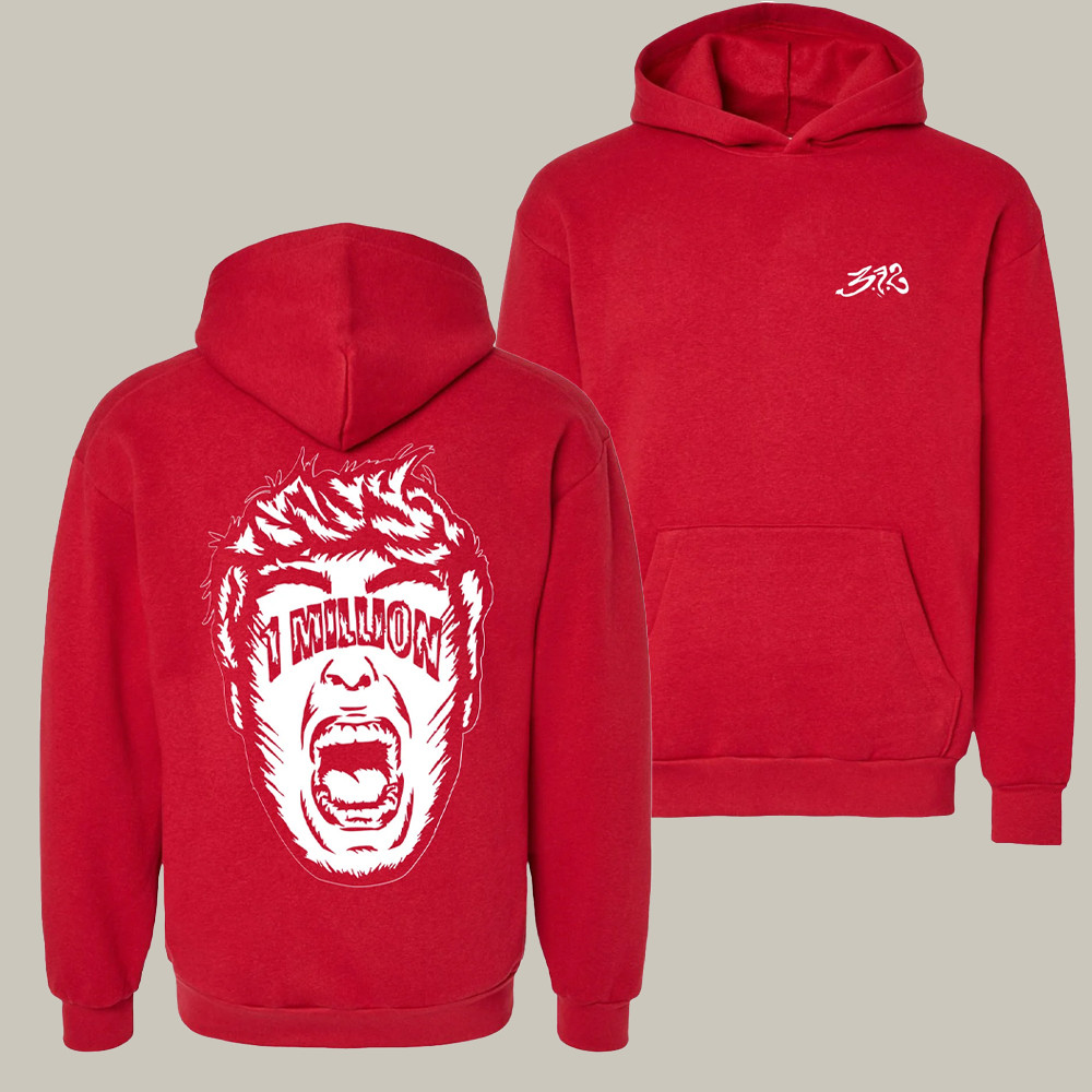 3FS Merch Hoodie Cartoon Face 1 Million 3FS Apparel Best Gifts For Boyfriend