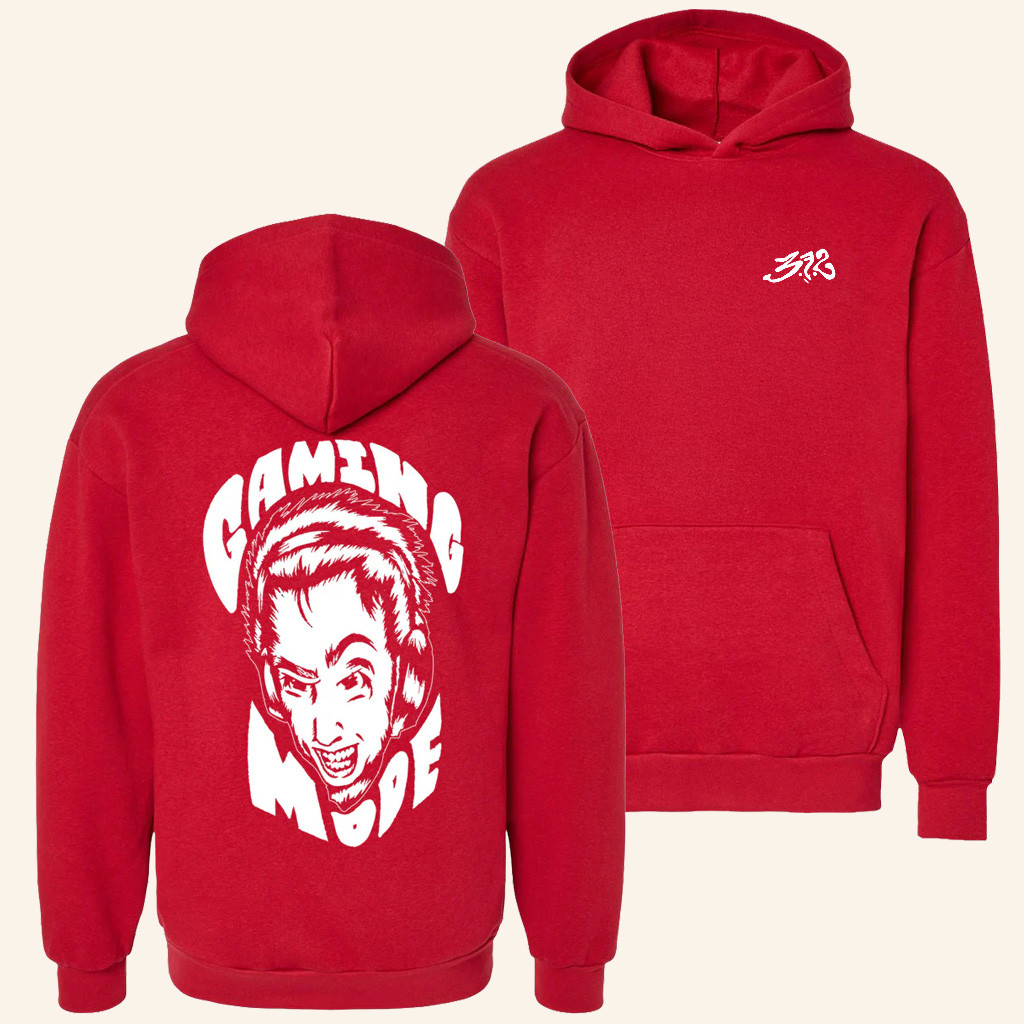 3FS Merch Red Gaming Mode Hoodie 3FS Hoodie Birthday Present For Dad