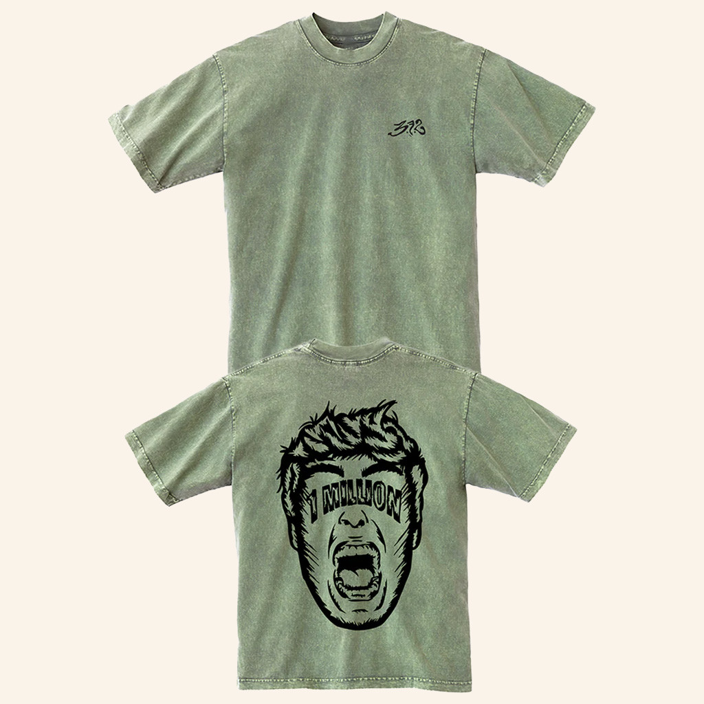 3FS Merch The Big 1M Wash T-Shirt 3FS Shirt Best Birthday Gift For Dad