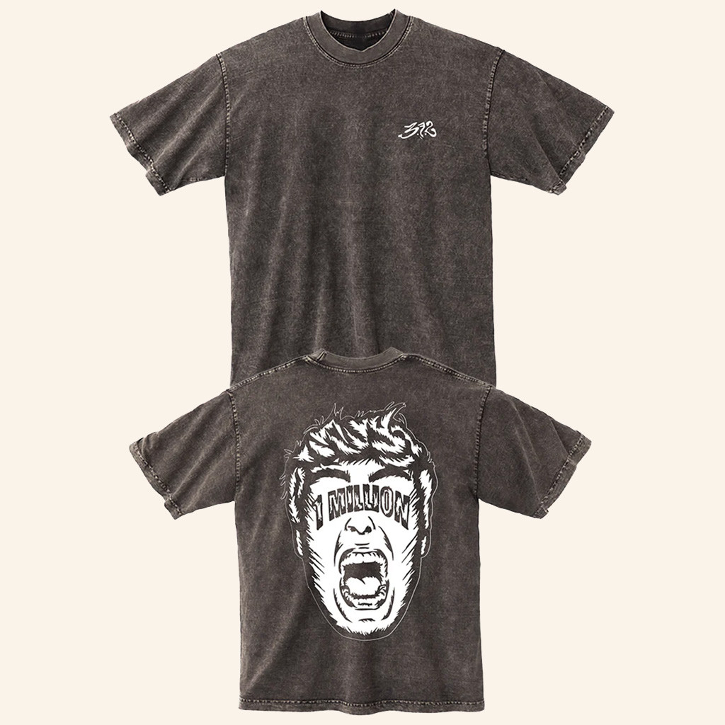 3FS Merch The Big 1M Wash T-Shirt 3FS Shirt Best Birthday Gift For Husband
