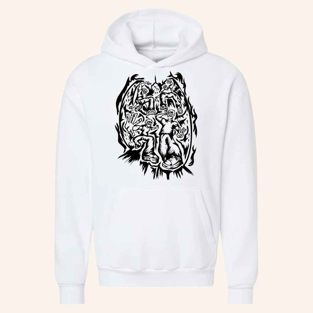3FS Merch White Friends Hoodie 3FS Hoodie Best Gifts For Dad