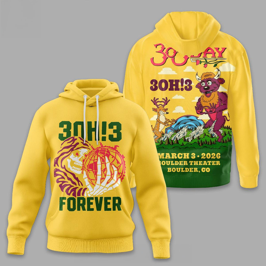 3OHI3 Forever Tour 2026 Hoodie Best Gifts For Band Fans