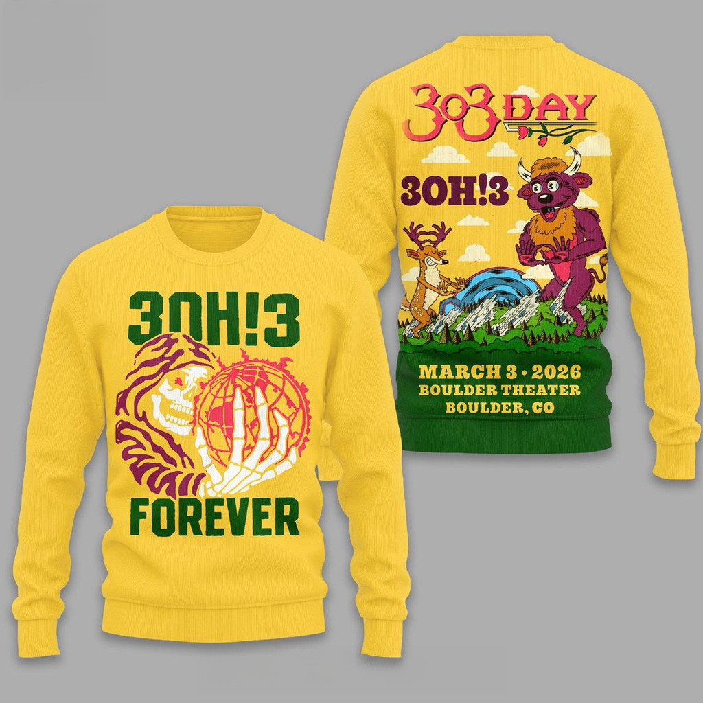 3OHI3 Forever Tour 2026 Sweatshirt Gifts For Band Fans