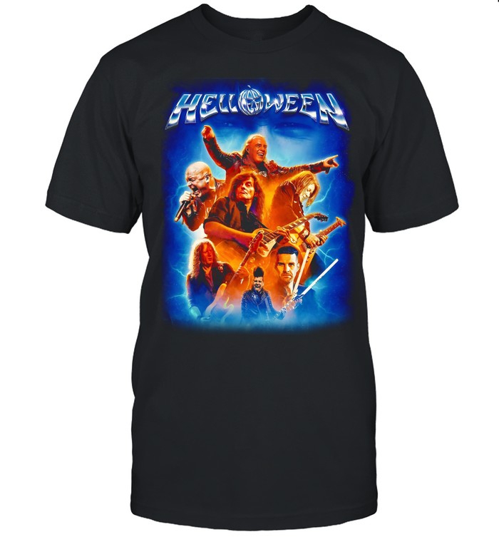 40 Year Anniversary Tour Merch Helloween Band T-Shirt Music Addict Gift
