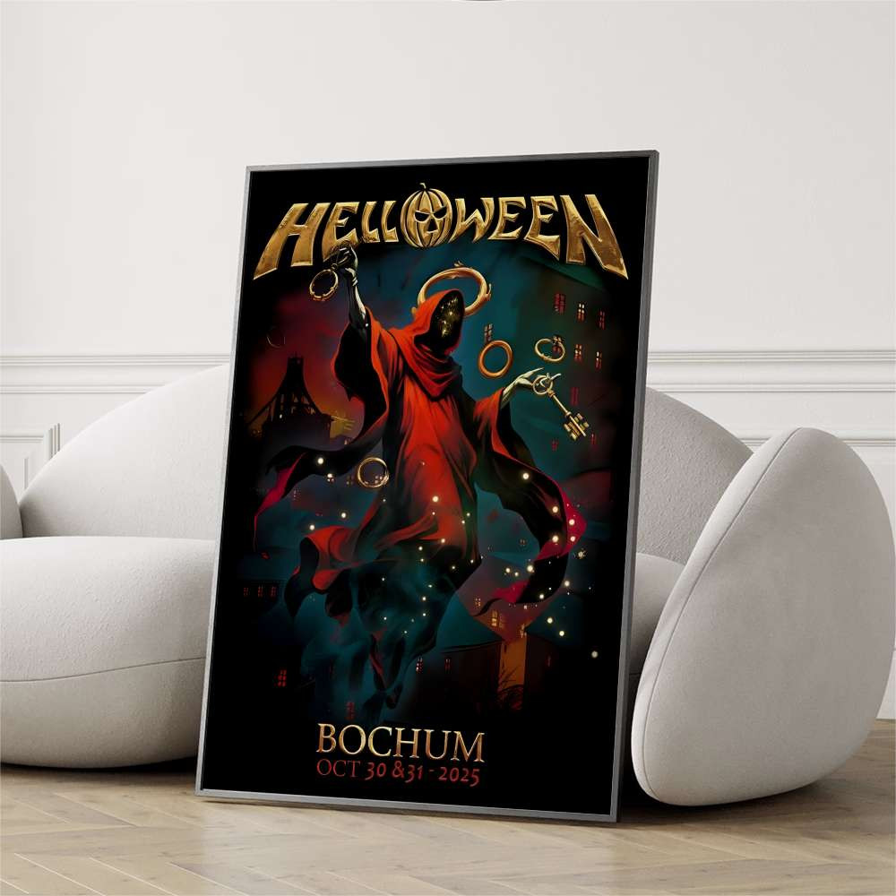 40 Year Anniversary Tour Merch Helloween Bochum Oct 30 & 31 2025 Poster Gift For Music Addicts