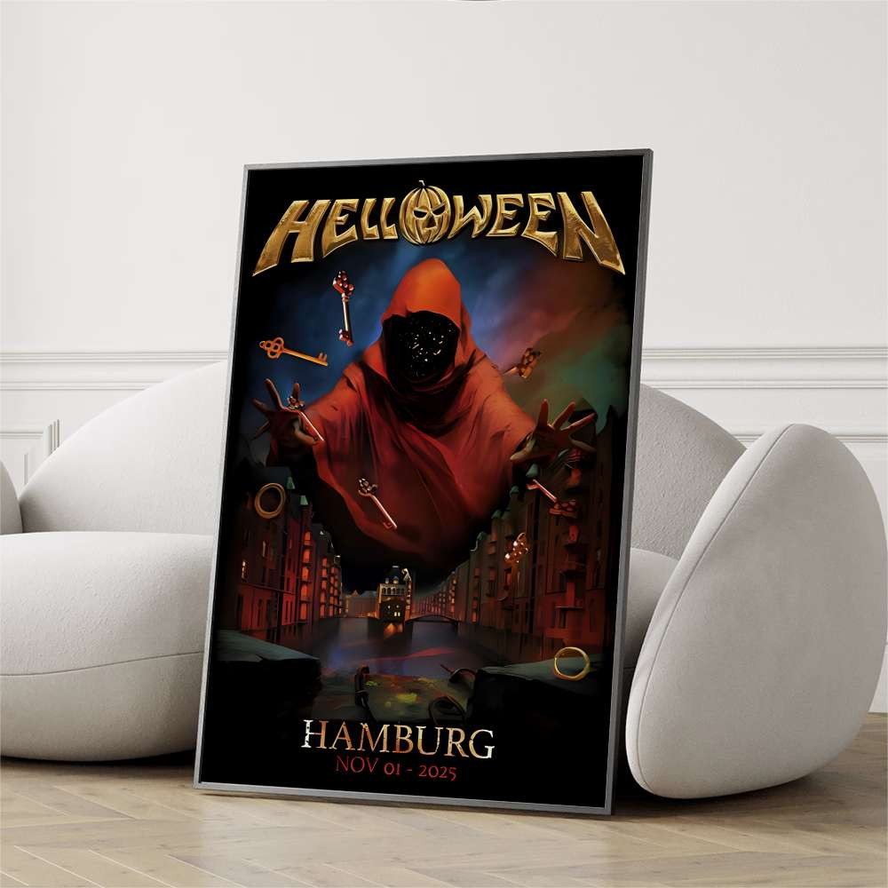 40 Year Anniversary Tour Merch Helloween Hamburg Nov 01-2025 Poster Gift Ideas