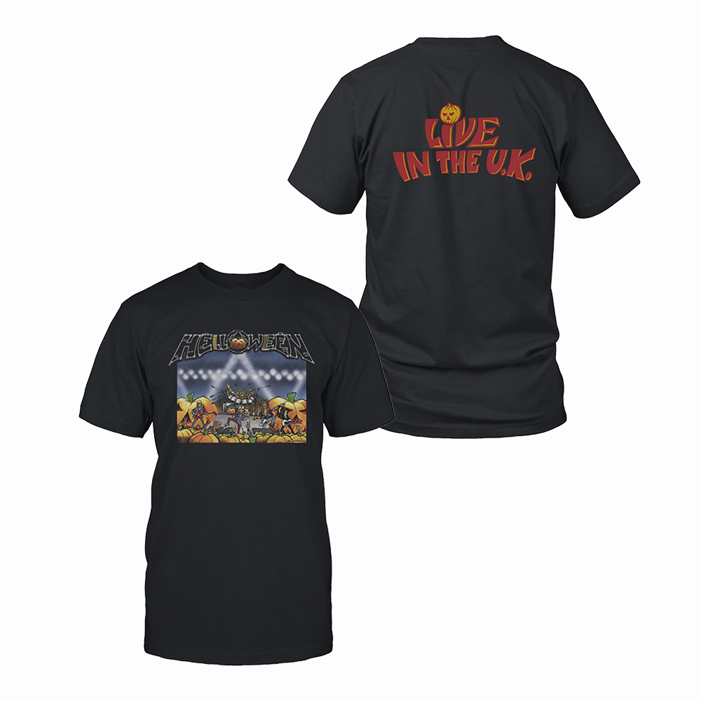 40 Year Anniversary Tour Merch Helloween Live In The UK T-Shirt Gift Ideas
