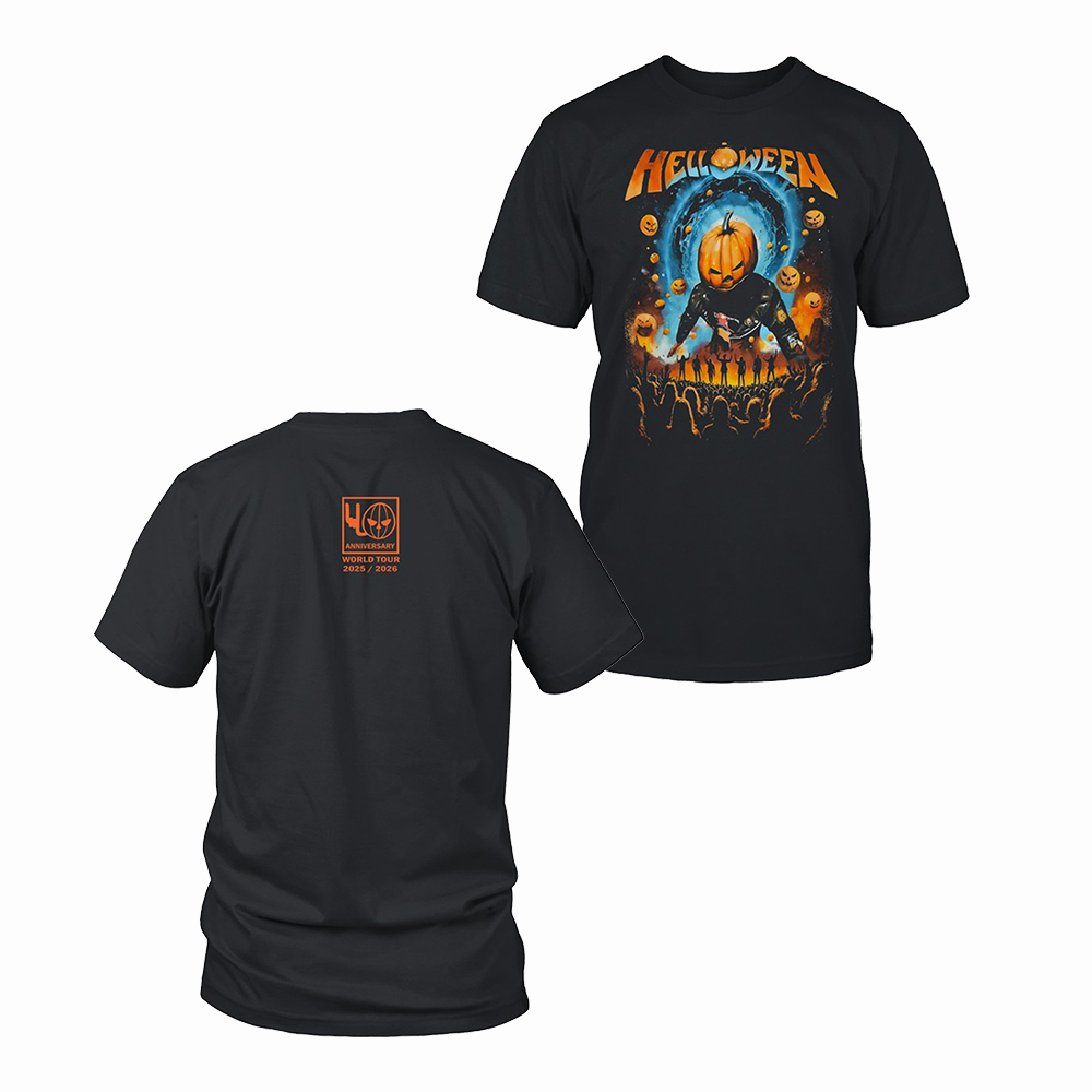 40 Years Anniversary World Tour T-Shirt Helloween Pumpkin Merch Gift For Him