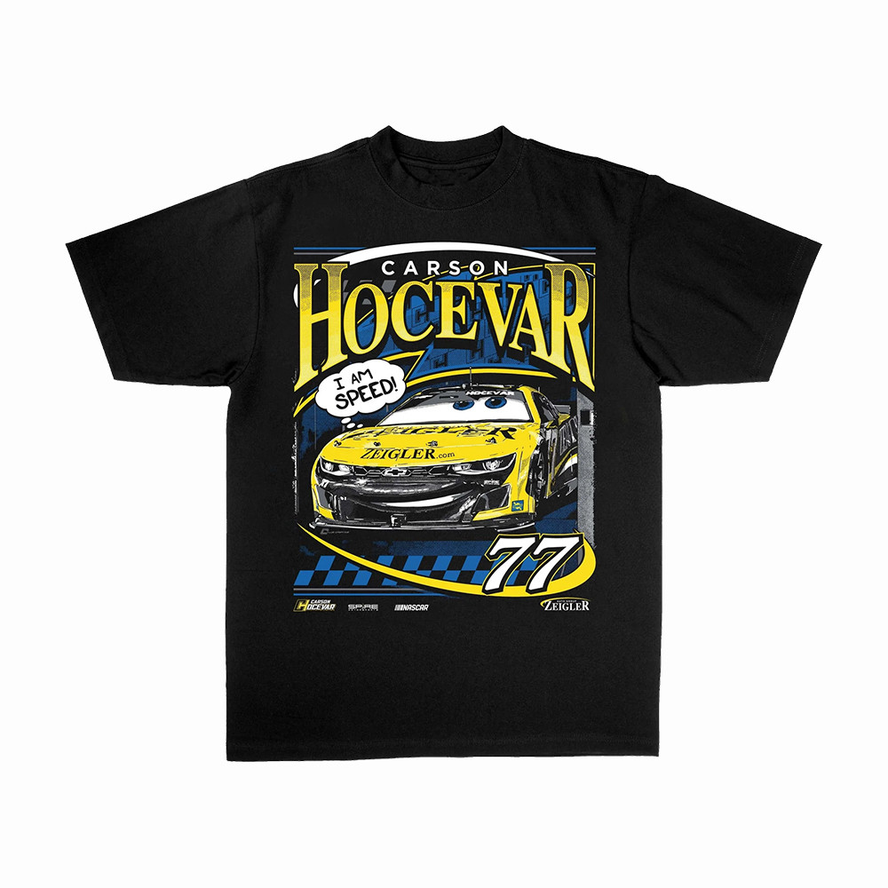 44 Carson Hocevar I Am SPEED T-Shirt Carson Hocevar 77 Merch Gift For NASCAR Fans