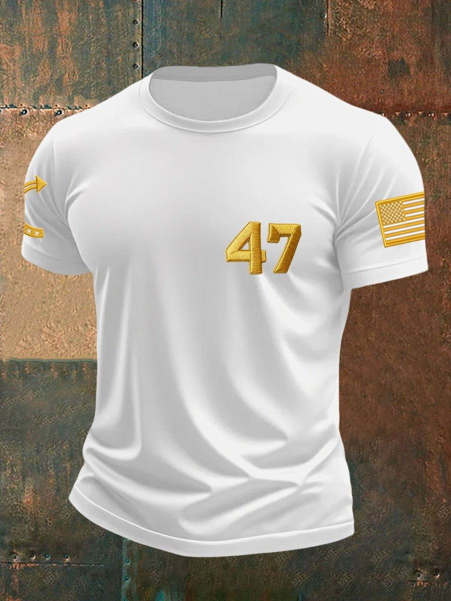 47 Charlie Kirk The Turning Point USA Men's T-Shirt TPUSA Clothing For Trump Supporters