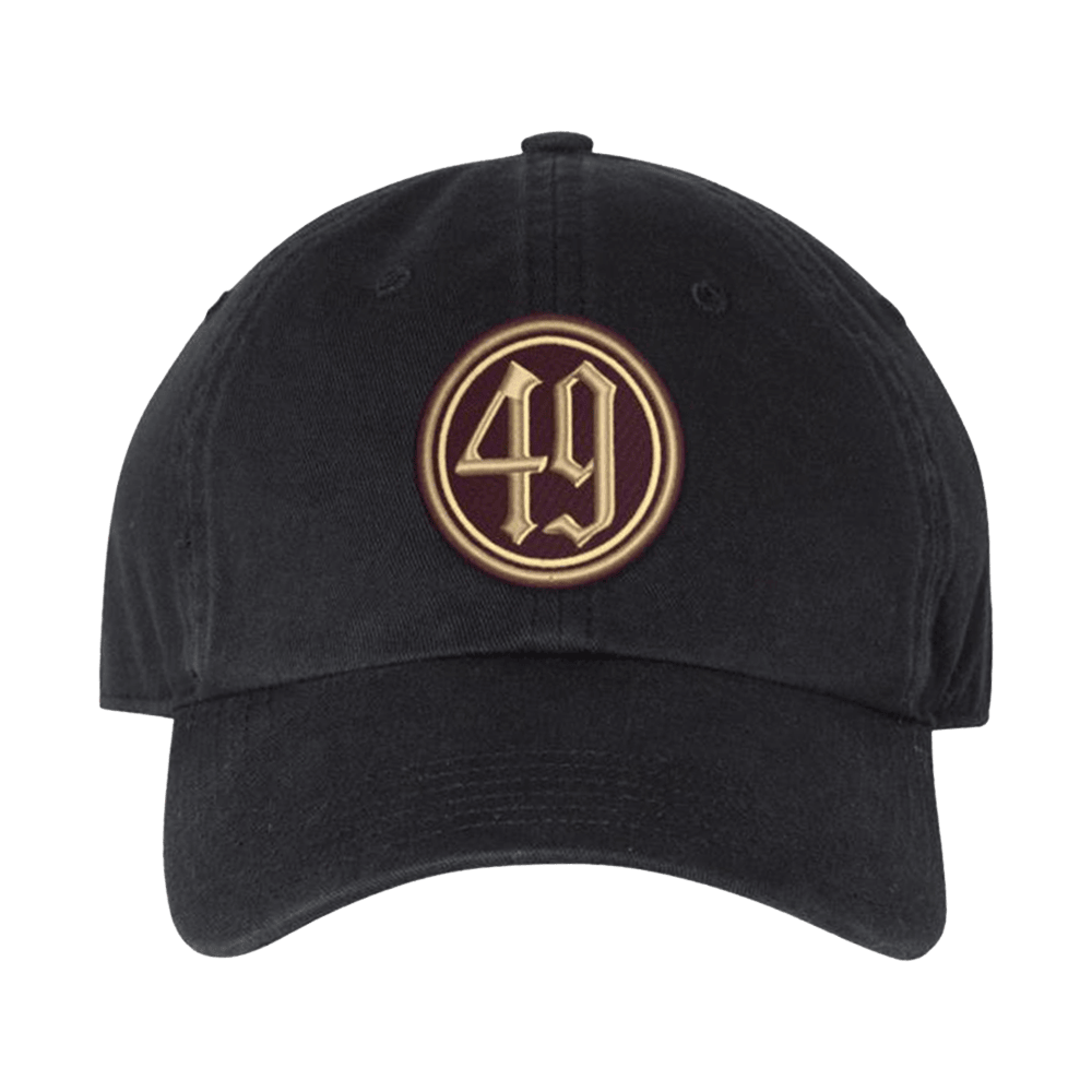 49 Winchester Merch Black 49 Winchester Badge Hat Top Father's Day Gifts