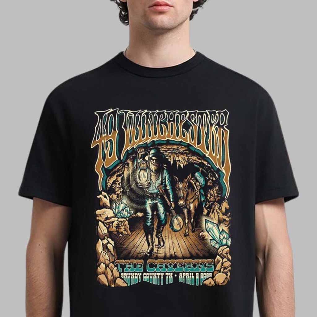 49 Winchester Poster For Show At The Caverns In Grundy County Tennessee On April 5 2025 T-Shirt 49 Winchester Merch Gifts For Band Fans