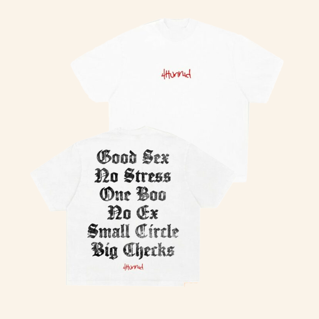 4Hunnid Merch Good Sex White T-Shirt Christmas Gift Ideas For Brother 4Hunnid Merch Good Sex White T-Shirt Christmas Gift Ideas For Brother