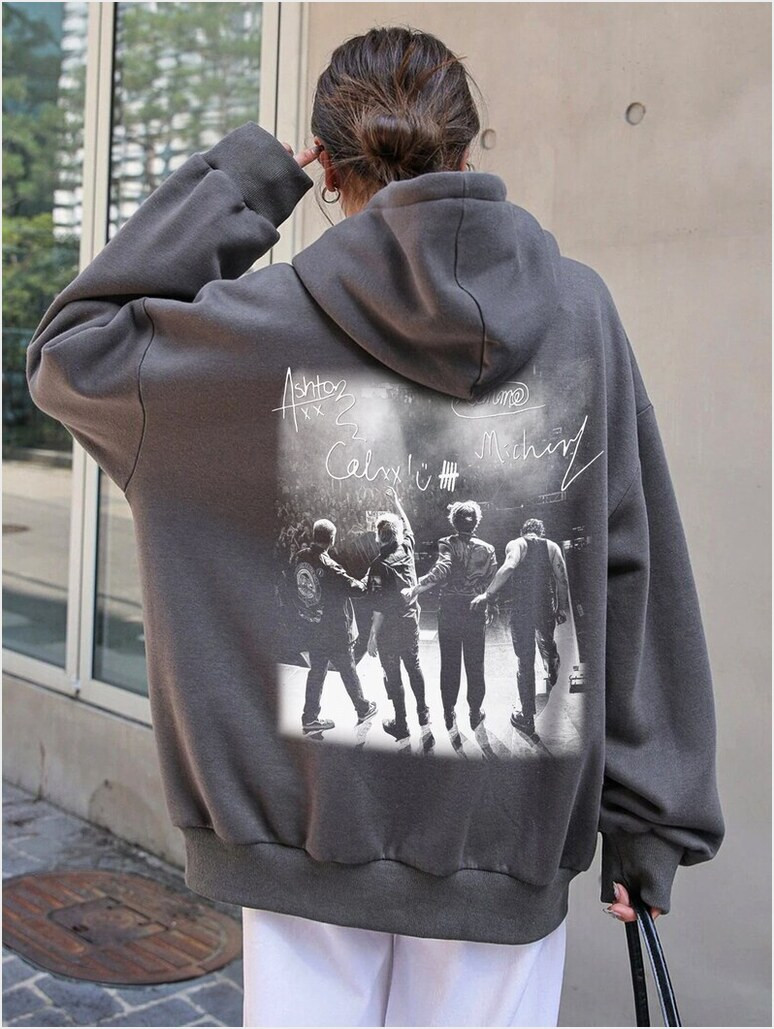 5 Seconds Of Summer Hoodie 5Sos Gifts For BFF Merch Apparel