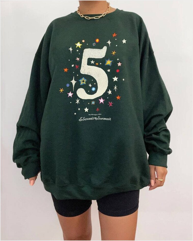 5 Seconds Of Summer Shirt, 5Sos Sweatshirt, 5Sos Tour Shirt, The 5Sos Show Merch, 5 Seconds Of Summer T-Shirt Gifts For Him