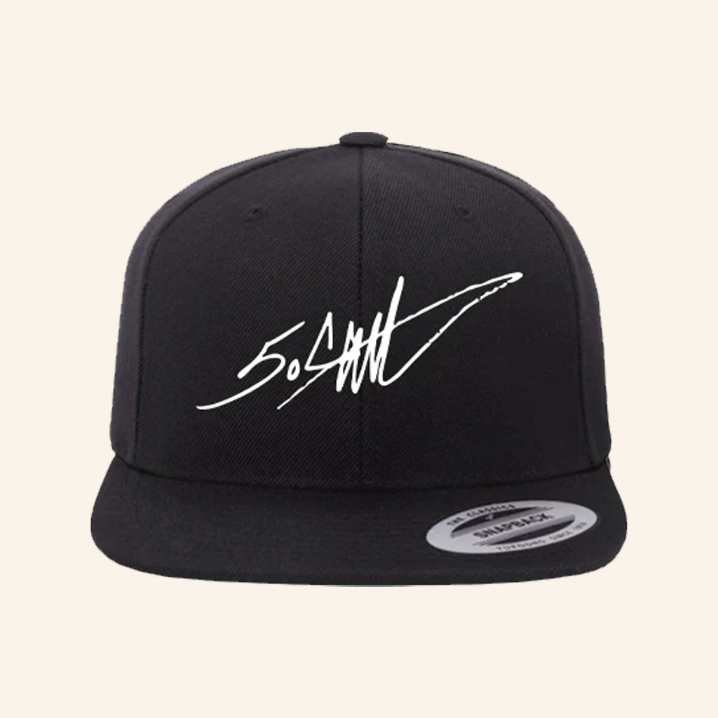 50 Cent Merch 50 Cent Signature Snapback Hat Music Gift Ideas For Guys 50 Cent Merch 50 Cent Signature Snapback Hat Music Gift Ideas For Guys