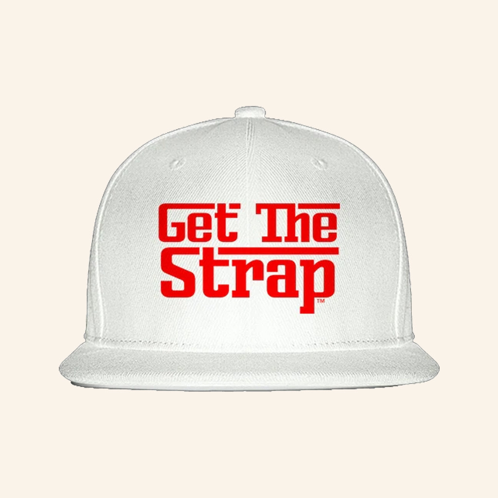 50 Cent Merch Get The Strap Snapback Hat Gifts For Music Enthusiasts