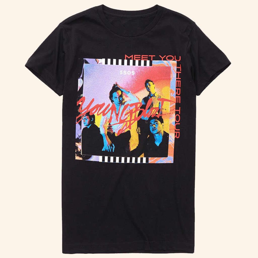 5SOS Merch 5 Seconds Of Summer Meet You There Tour T-Shirt Music Lover Gifts For Him