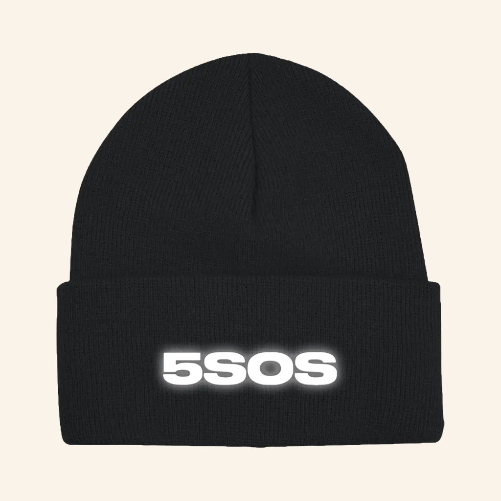 5SOS Merch 5SOS Black Beanie Music Lover Gift Ideas For Him