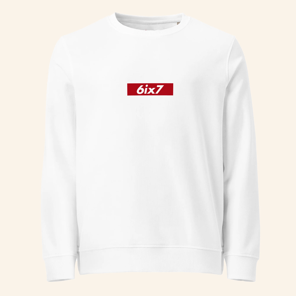 6Ix7 Merch White Statement Crewneck Sweatshirt Christmas Gift Ideas For Him 6Ix7 Merch White Statement Crewneck Sweatshirt Christmas Gift Ideas For Him