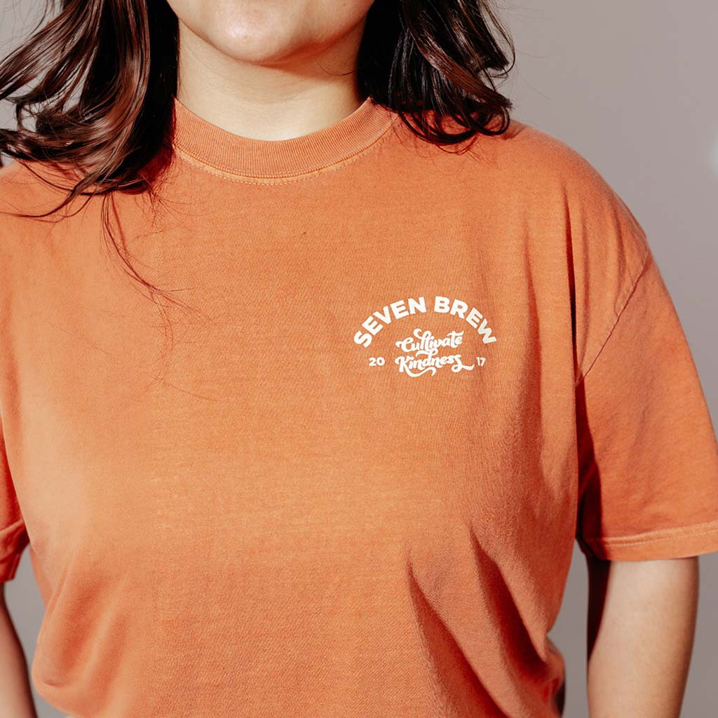 7 Brew Merch Falling Leaves T-Shirt Seven Brew Shirt Birthday Gift For Sister