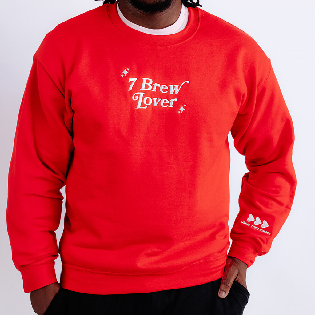 7 Brew Merch Heartthrob Crewneck 7 Brew Lover Sweatshirt Gift Ideas For Son-1 7 Brew Merch Heartthrob Crewneck 7 Brew Lover Sweatshirt Gift Ideas For Son-1